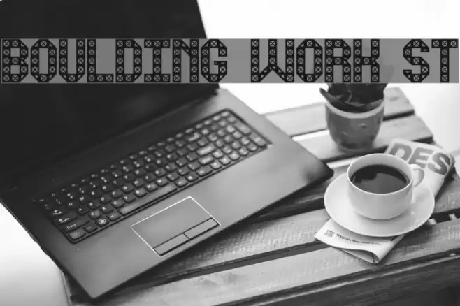 Boulding Work St Font examples