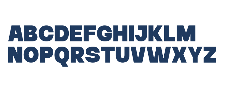Bouldy DEMO Regular Uppercase