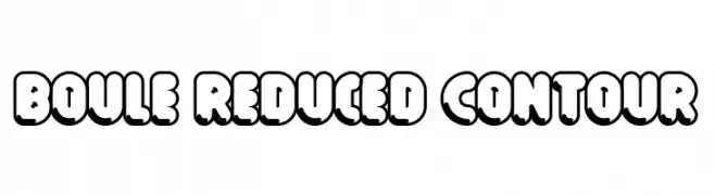 Boule Reduced Contour  Frei Schriftart Herunterladen