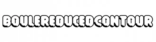 Boule Reduced Contour  Frei Schriftart Herunterladen
