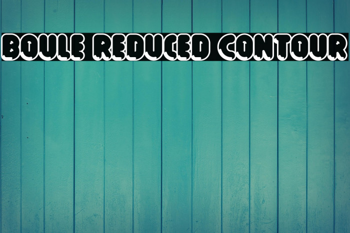 Boule Reduced Contour Example 3