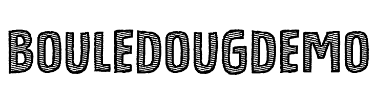 BouledougDEMO  les polices de caractères gratuit tlcharger