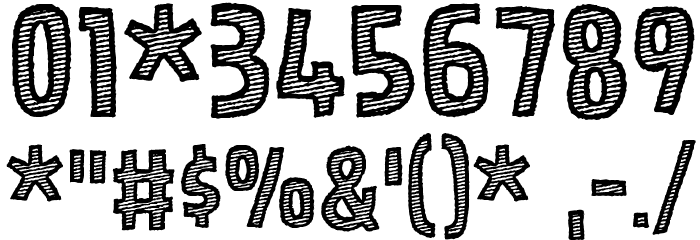 BouledougDEMO Font OTHER CHARS