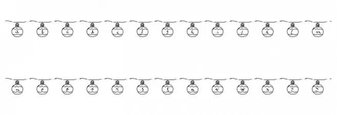 Boulenoel Caratteri MINUSCOLO