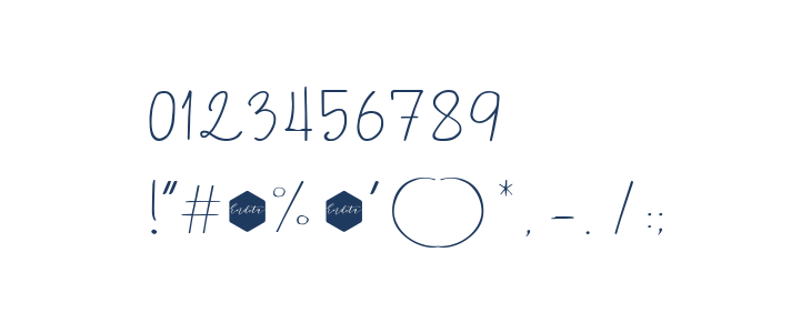 BoulevardScriptDEMO-Regular Other Characters