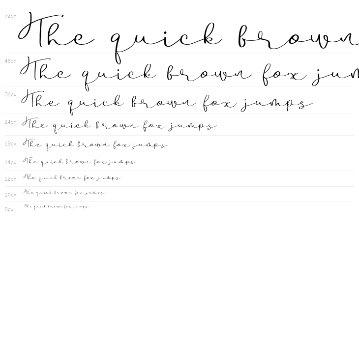 BoulevardScriptDEMO-Regular Waterfall