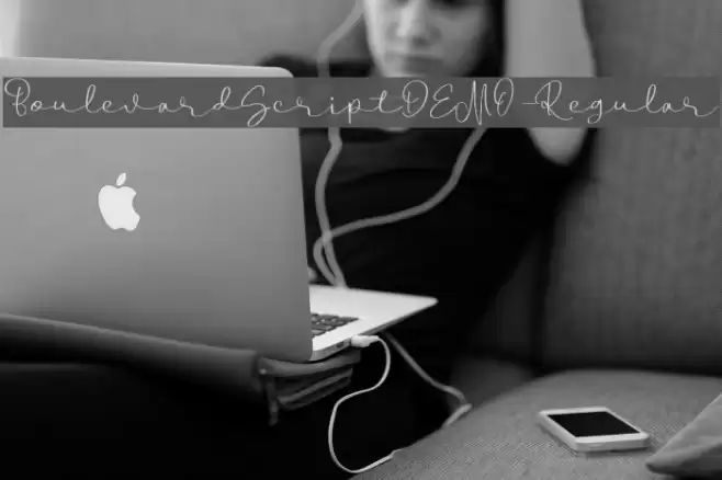 BoulevardScriptDEMO-Regular Font examples