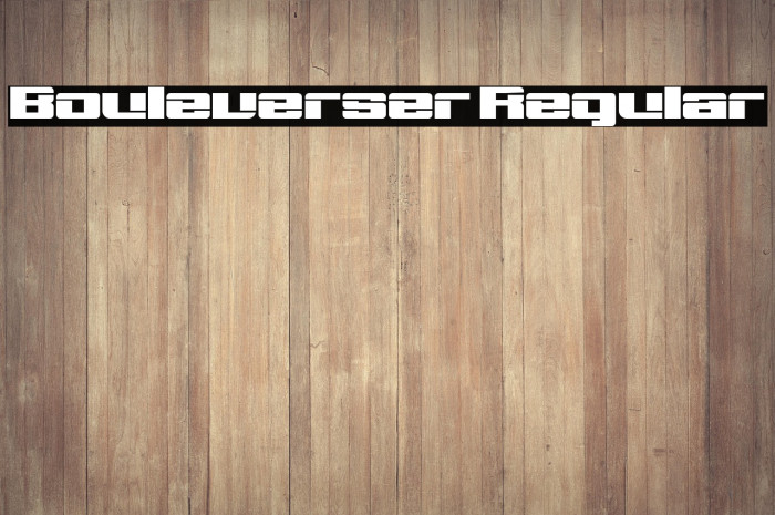 Bouleverser Regular Example 1