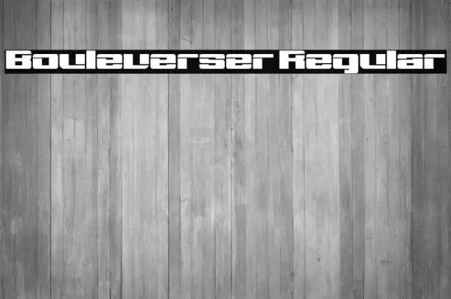 Bouleverser Regular Example 1