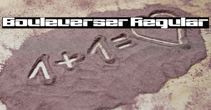 Bouleverser Regular Example 2