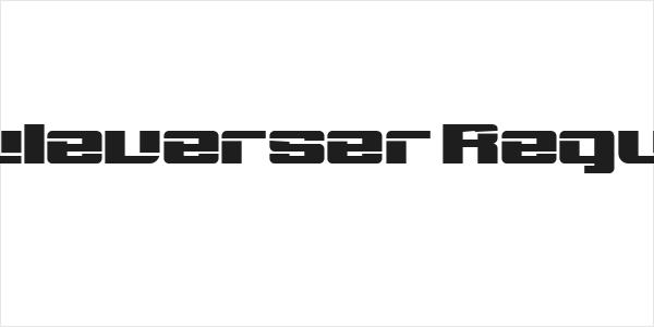 Bouleverser Regular Logo