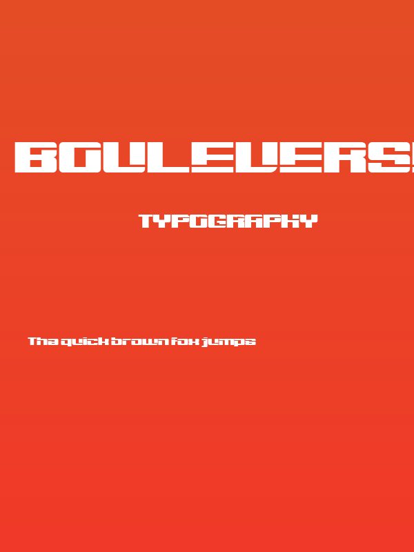 Bouleverser Regular Poster