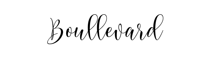 Boullevard  Frei Schriftart Herunterladen