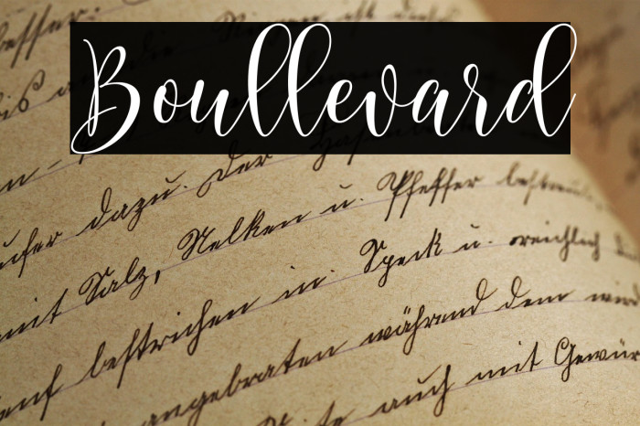 Boullevard Example 1