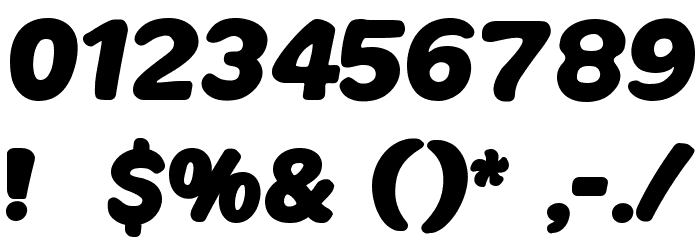 Boulodrome Bold Font OTHER CHARS