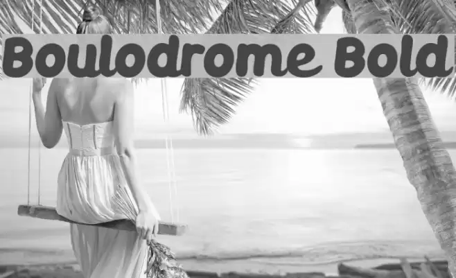Boulodrome Bold examples