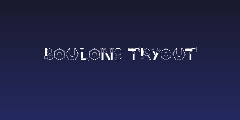 Boulons Tryout Social Header