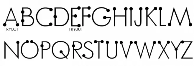 BoumBoum Tryout 字体 大写