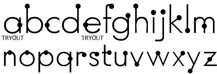 BoumBoum Tryout Font LOWERCASE