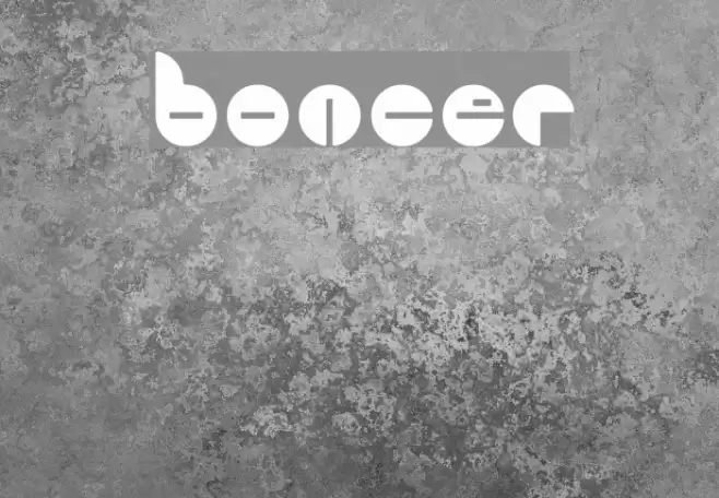 Bouncer Font examples