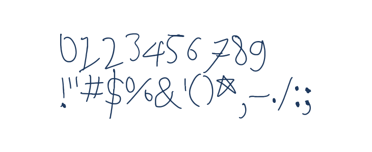 Bouncing Sans Other Characters