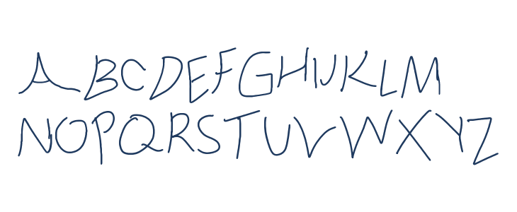 Bouncing Sans Uppercase