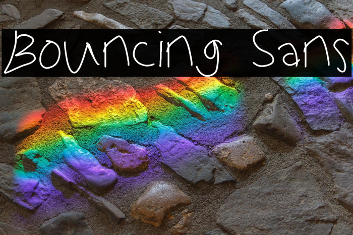 Bouncing Sans Example 2