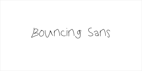 Bouncing Sans Logo