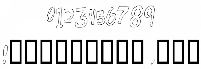 BouncingontheWalls-Regular Font OTHER CHARS