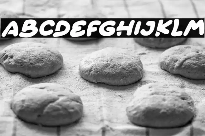 Bouncy Balloons Italic Шрифта examples