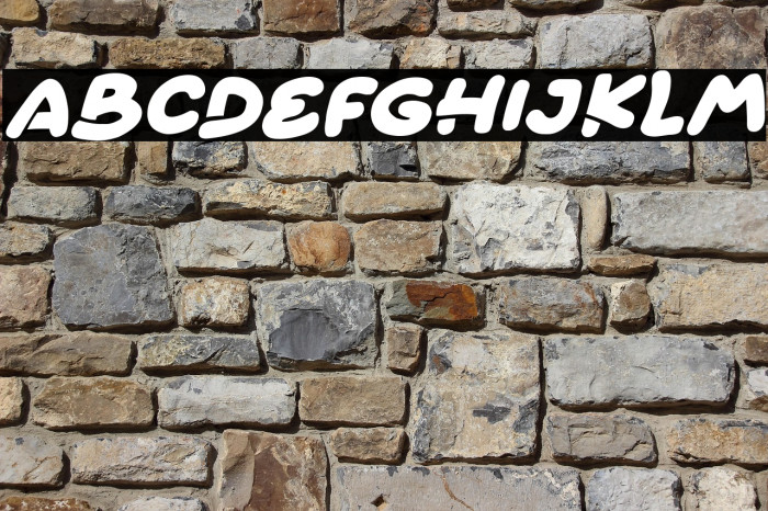 Bouncy Balloons Italic Example 3