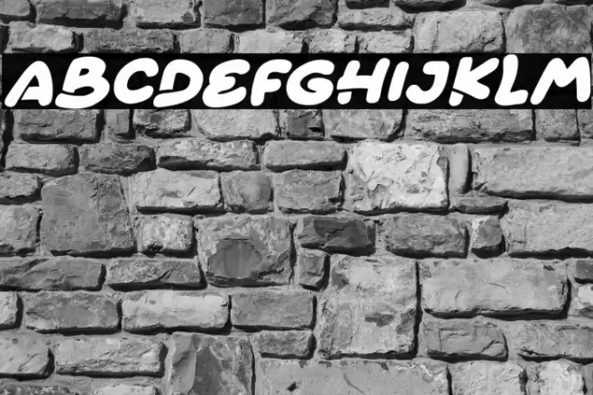 Bouncy Balloons Italic Шрифта examples