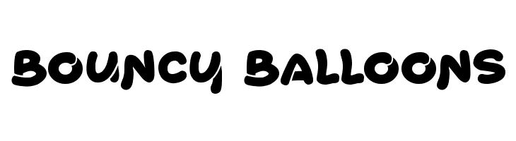 Bouncy Balloons Polices