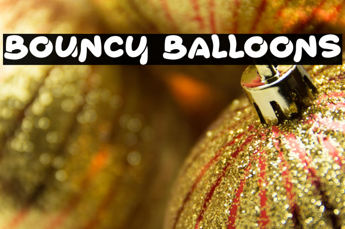 Bouncy Balloons Example 2