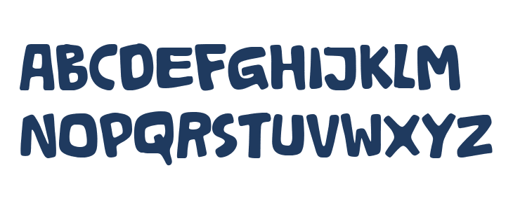 Bouncy Bites Regular Uppercase