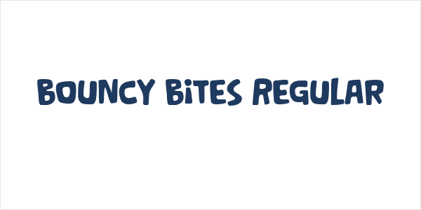 Bouncy Bites Regular Logo