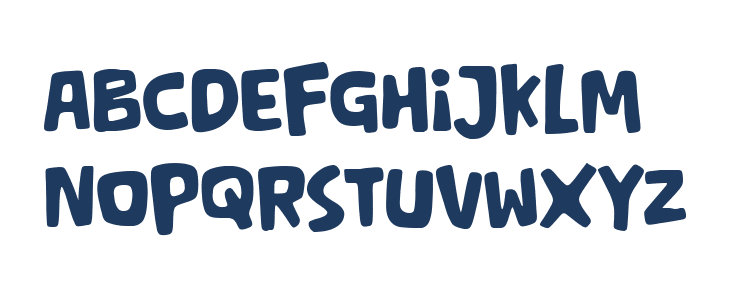 Bouncy Bites Regular Lowercase