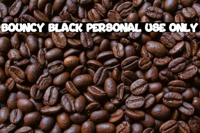 Bouncy Black PERSONAL USE ONLY Example 1