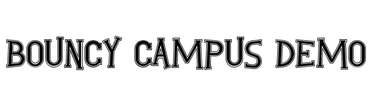 Bouncy Campus Demo  नि: शुल्क फ़ॉन्ट्स डाउनलोड