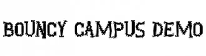 Bouncy Campus Demo  Fuentes Gratis Descargar