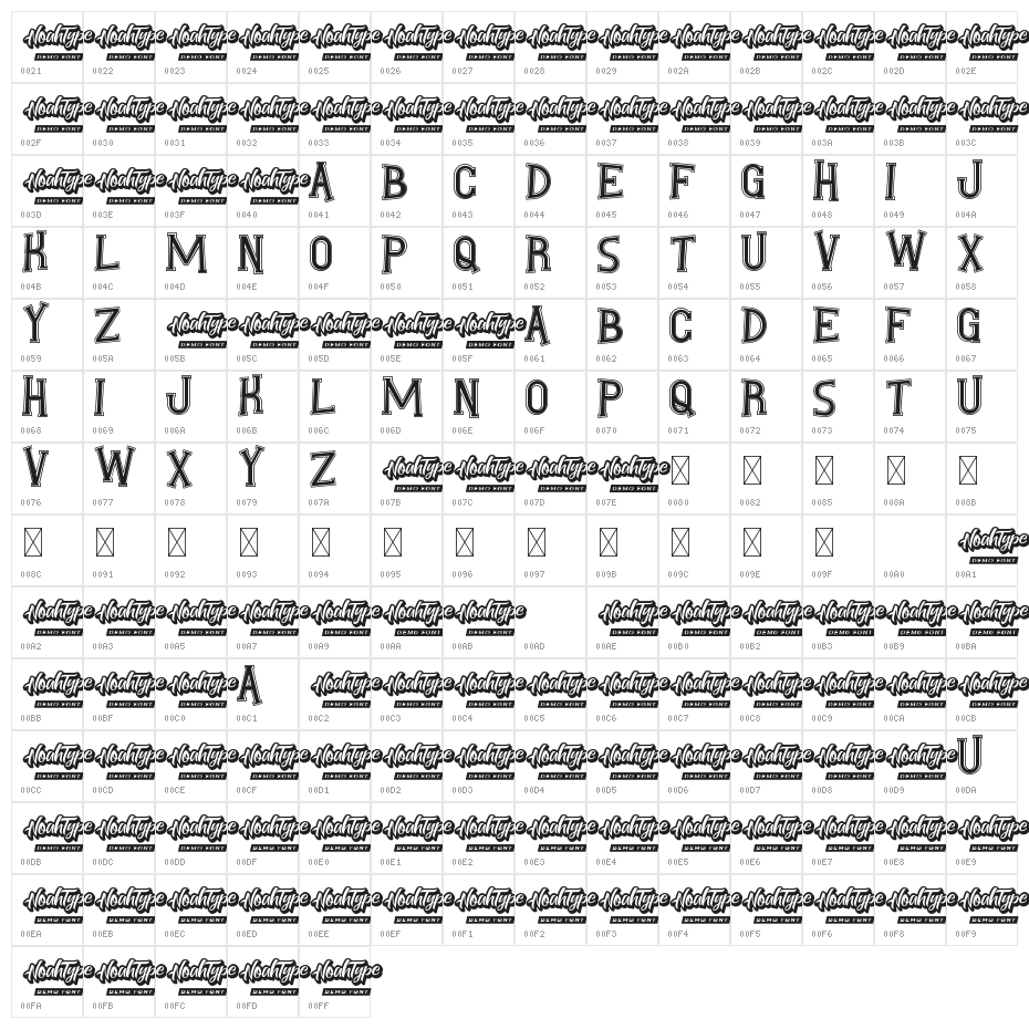 Bouncy Campus Demo Character Map
