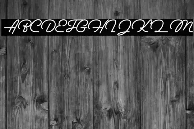 Bouncy Manuscript Font examples