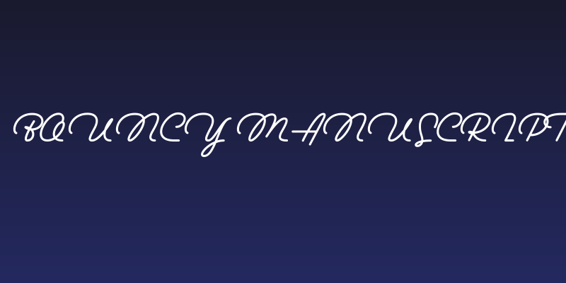 Bouncy Manuscript Social Header