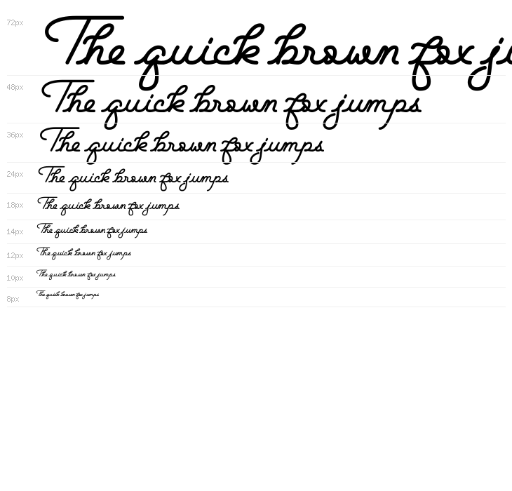 Bouncy Manuscript Waterfall