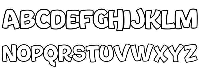 Bouncy PERSONAL USE ONLY Font LOWERCASE