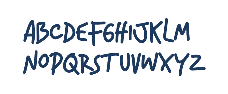 Bouncy Scriber DEMO Uppercase