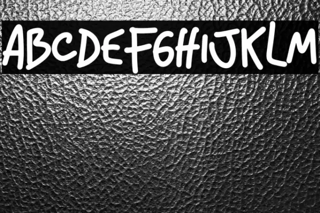 Bouncy Scriber DEMO フォント examples