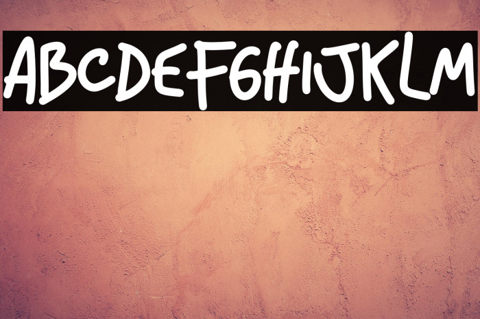 Bouncy Scriber DEMO フォント examples