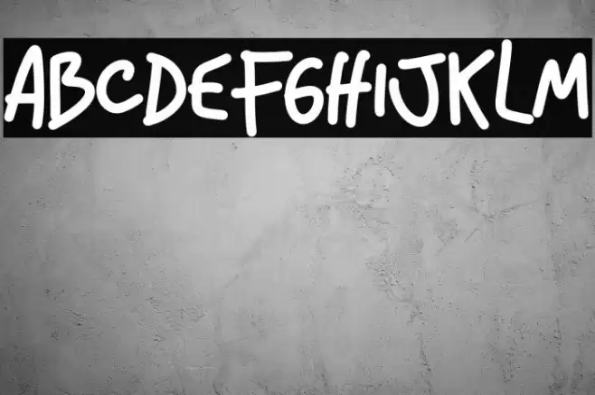 Bouncy Scriber DEMO Font examples