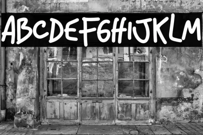 Bouncy Scriber DEMO Font examples